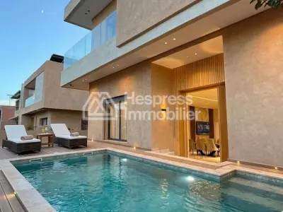 Luxury villa for rent in Route De L'Ourika . 8 rooms. Fully furnished.