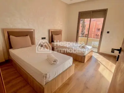 Location d'un appartement à Route Casablanca. 2 chambres agréables. Bien meublé