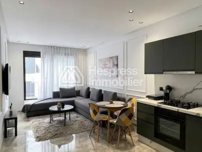 Studio meublé neuf à louer – Oasis, Route El Jamiaa