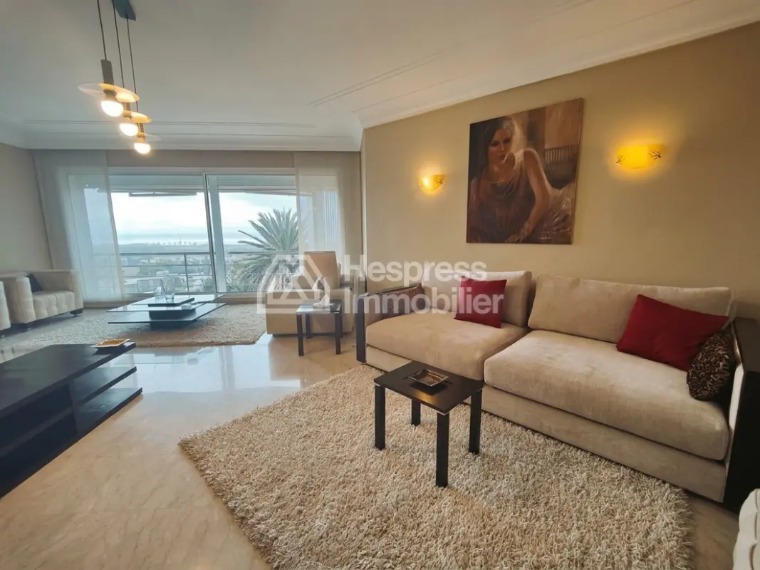 Magnifique 3 chambres Ain Diab vue mer