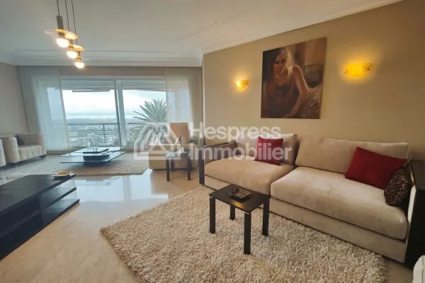 Magnifique 3 chambres Ain Diab vue mer