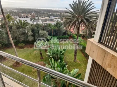 Magnifique 3 chambres Ain Diab vue mer