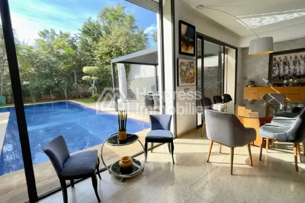 Modern villa for sale with swimming pool Bouskoura 980m²