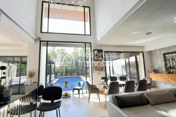 Modern villa for sale with swimming pool Bouskoura 980m²