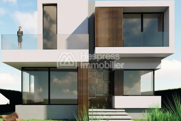 Land for sale for a villa in Dar Bouazza . Area 420 m²