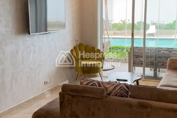 Vend appartement a sidi rahal. Surface 73 m². Belle terrasse vue jardin