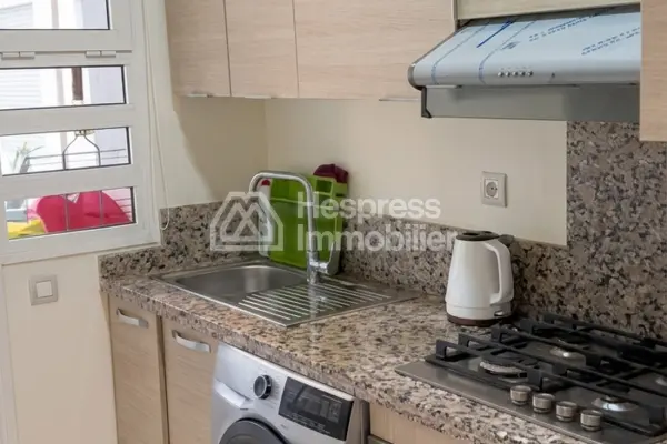 Vend appartement a sidi rahal. Surface 73 m². Belle terrasse vue jardin