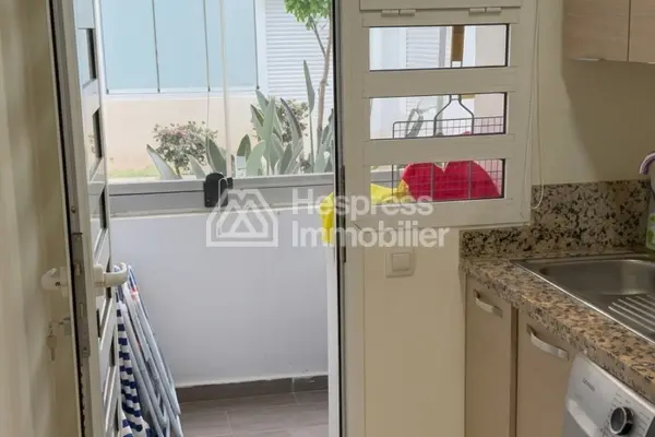 Vend appartement a sidi rahal. Surface 73 m². Belle terrasse vue jardin