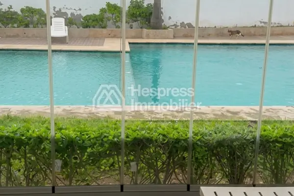 Vend appartement a sidi rahal. Surface 73 m². Belle terrasse vue jardin