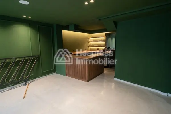 Beau local commercial en location restaurant à Racine Extension. Superficie 100 m²