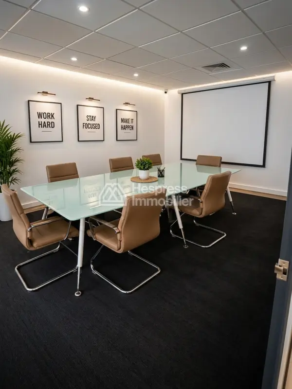 Location de bureaux à Anfa. Surface totale 151 m²