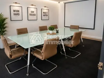 Location de bureaux à Anfa. Surface totale 151 m²