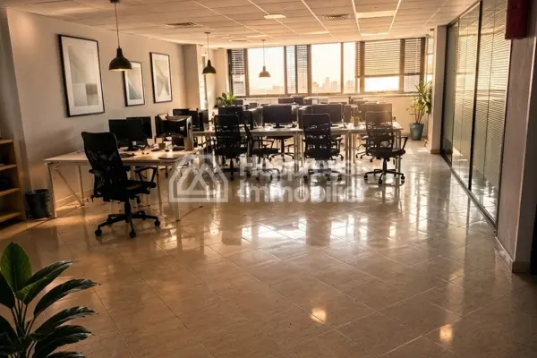 Location de bureaux à Anfa. Surface totale 151 m²