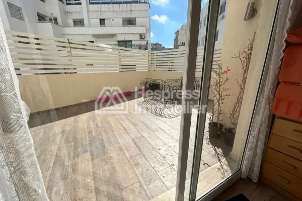 Location top appart meublé 3 ch terasse palmier
