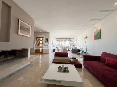 Furnished 3-bedroom apartment for rent with sea view Aïn Diab