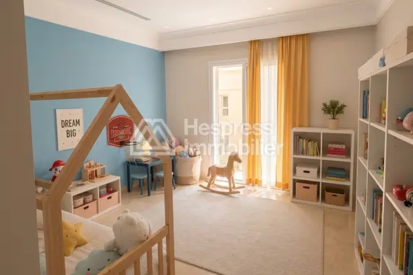 Maison de haut standing à vendre à Dar Bouazza. Surface totale 741 m². Bien meublé