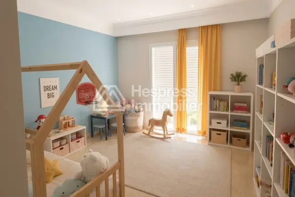 Maison de haut standing à vendre à Dar Bouazza. Surface totale 741 m². Bien meublé