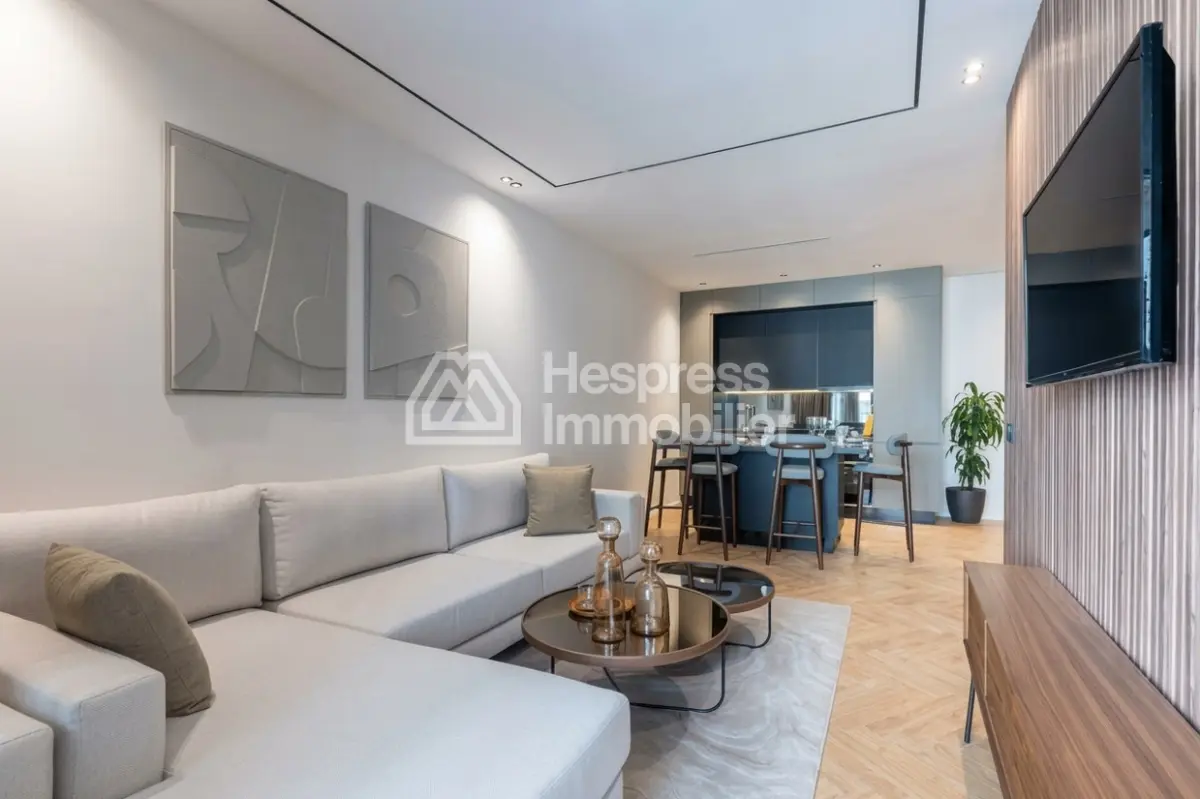 Appartement à l'achat à Casablanca Finance City. 1 belle chambre. Cheminée et climatisation