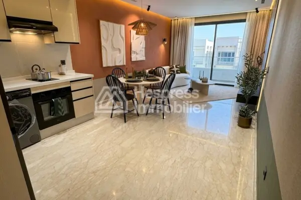 For sale: a beautiful apartment at Palmier . Total area 56 m². Furnished.