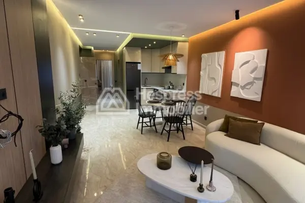 For sale: a beautiful apartment at Palmier . Total area 56 m². Furnished.