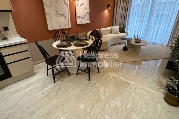 For sale: a beautiful apartment at Palmier . Total area 56 m². Furnished.
