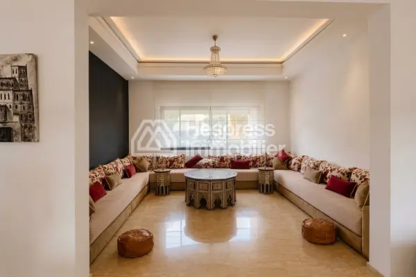 Luxury villa for sale in Dar Bouazza . 430 sq m. Traditional Moroccan living room, secure residence