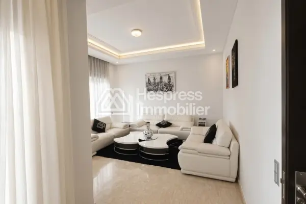 Luxury villa for sale in Dar Bouazza . 430 sq m. Traditional Moroccan living room, secure residence