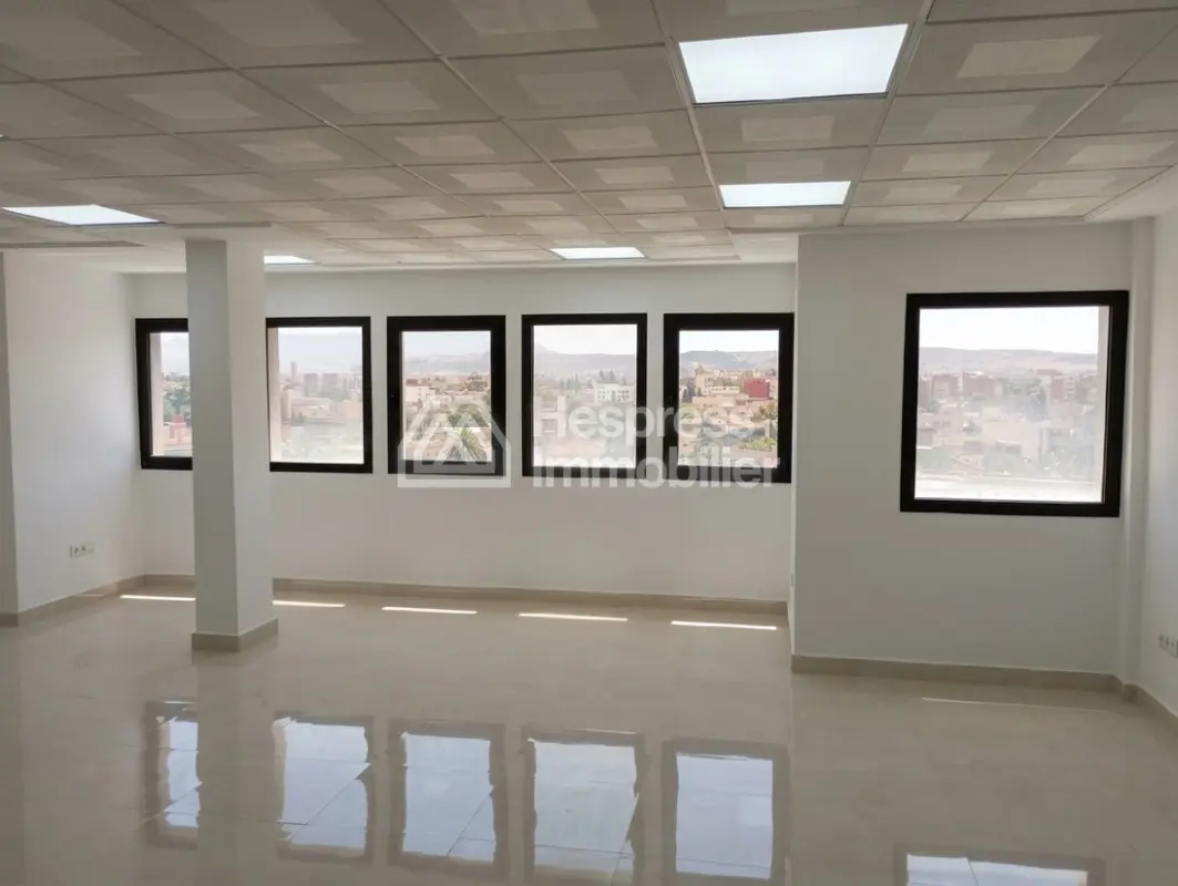 Panoramic view office space