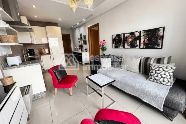 Furnished studio apartment for rent in Ziraoui, 55 m²