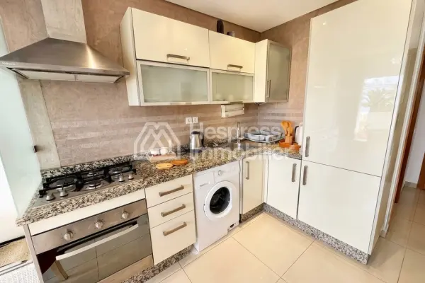 Furnished studio apartment for rent in Ziraoui, 55 m²