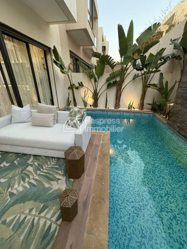 Villa privée dar bouaaza vue sur mer