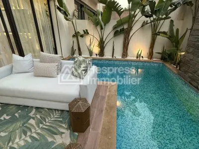 Villa privée dar bouaaza vue sur mer