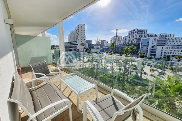 Lovely studio with terrace and magnificent view
