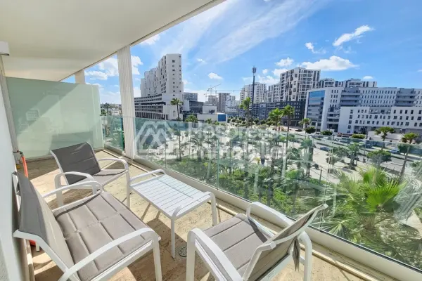 Lovely studio with terrace and magnificent view