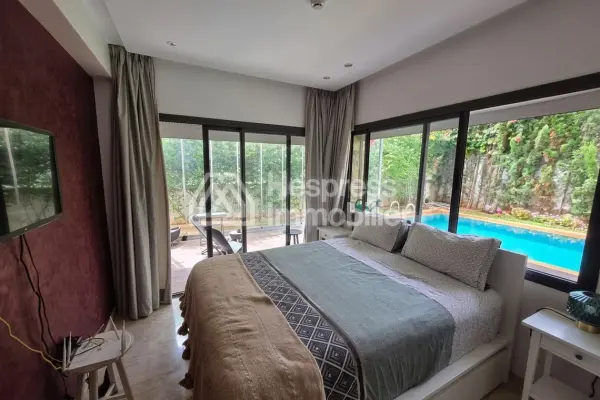 Vente d'un bel appartement à Dar Bouazza. 2 chambres. Bien meublé