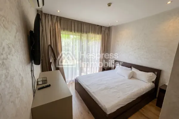 Vente d'un bel appartement à Dar Bouazza. 2 chambres. Bien meublé