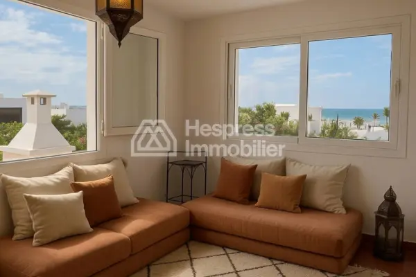 Superb villa for rent in Aïn Diab . 6 large rooms. Furnished.