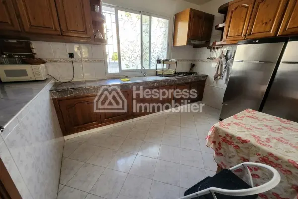 Luxury villa for sale in Dar Bouazza . Total area 230 m². Fully furnished.