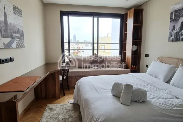 Studio meublé avec une belle vue à louer