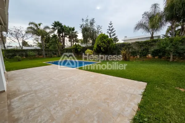 Location villa vide a Bouskoura /CasaDiaa