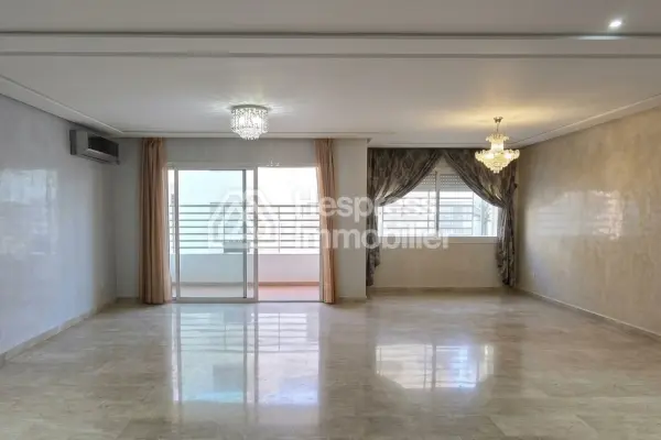 Unfurnished three-bedroom apartment for rent