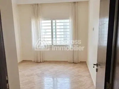 Unfurnished three-bedroom apartment for rent