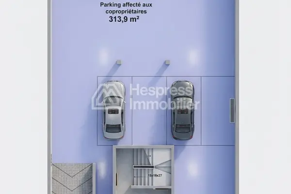 Terrain r3 de 415 m² avec projet autorisé