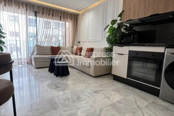 Beautiful apartment for rent in Aïn Diab Extension. 60 m². Well furnished.
