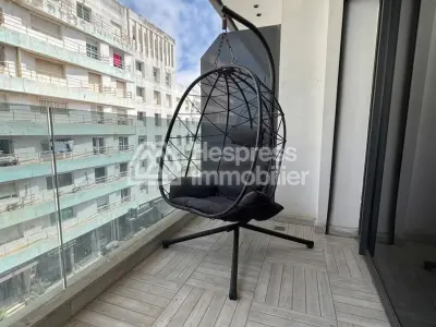 Beautiful apartment for rent in Aïn Diab Extension. 60 m². Well furnished.