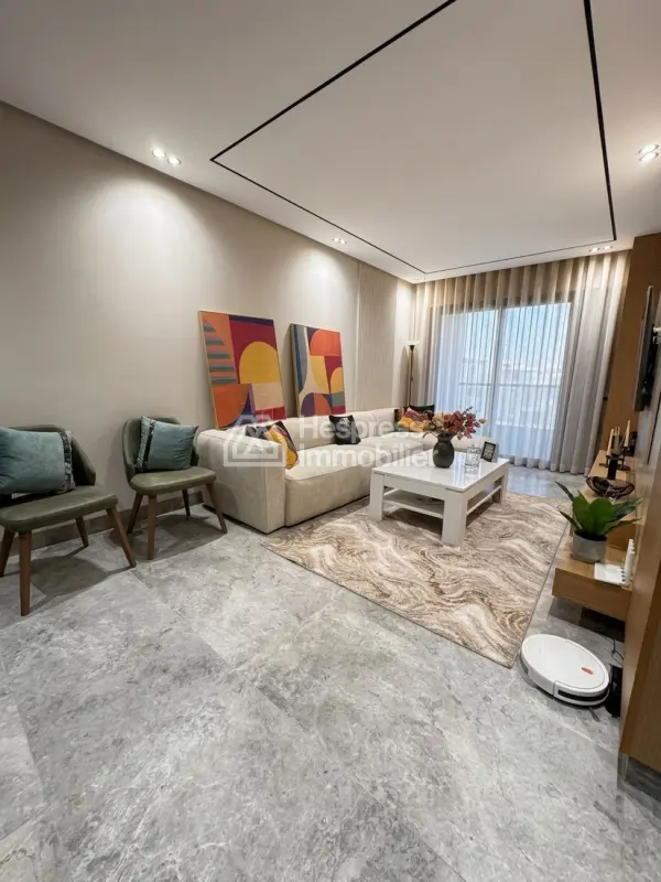 Furnished studio apartment for rent in Casablanca Finance City