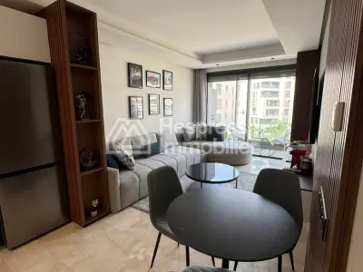 Location studio meublé à a casa Finance City