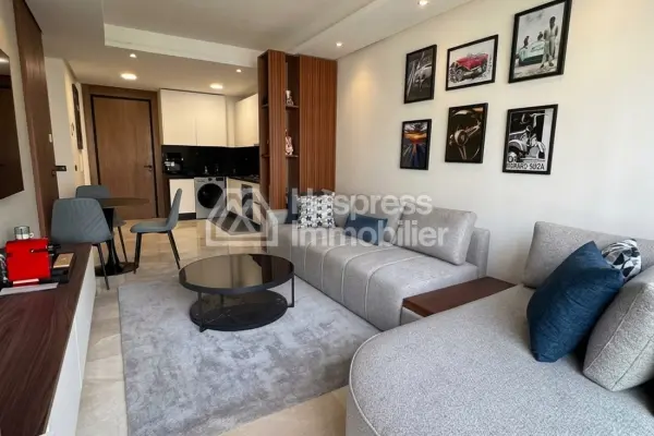 Location studio meublé à a casa Finance City