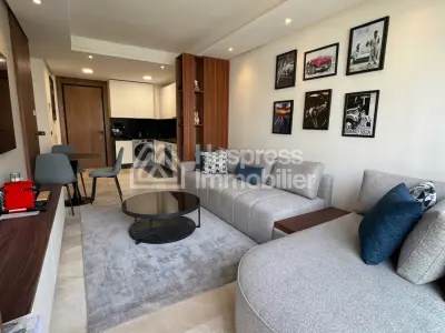 Location studio meublé à a casa Finance City