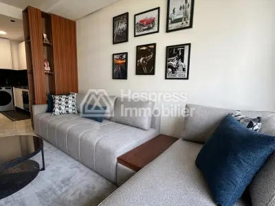 Location studio meublé à a casa Finance City